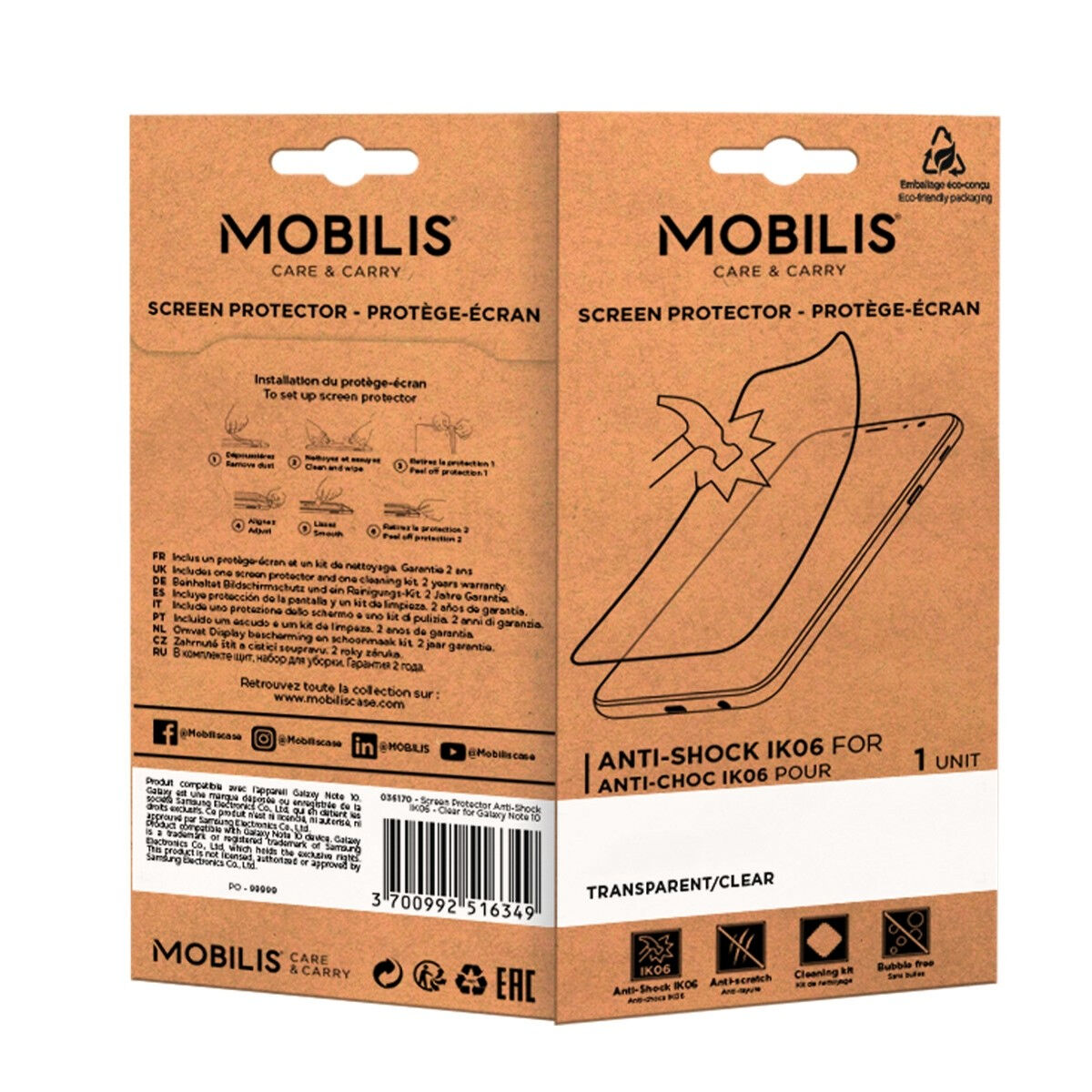 Mobile Screen Protector Mobilis 036207 5″ TC21/26