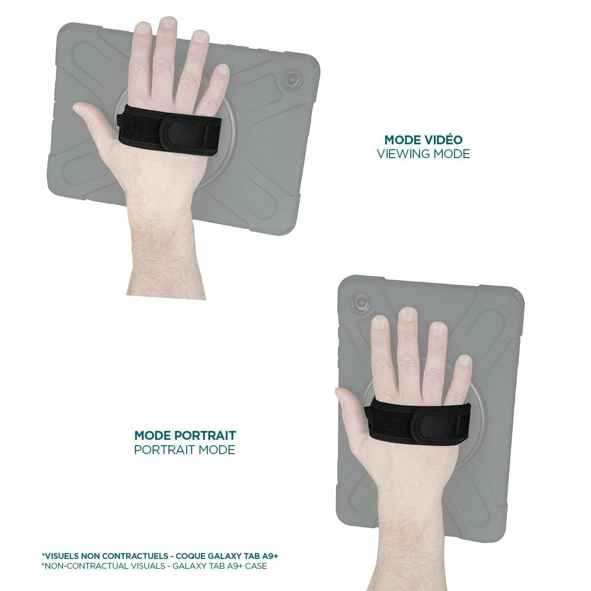 Tablet cover Mobilis Black