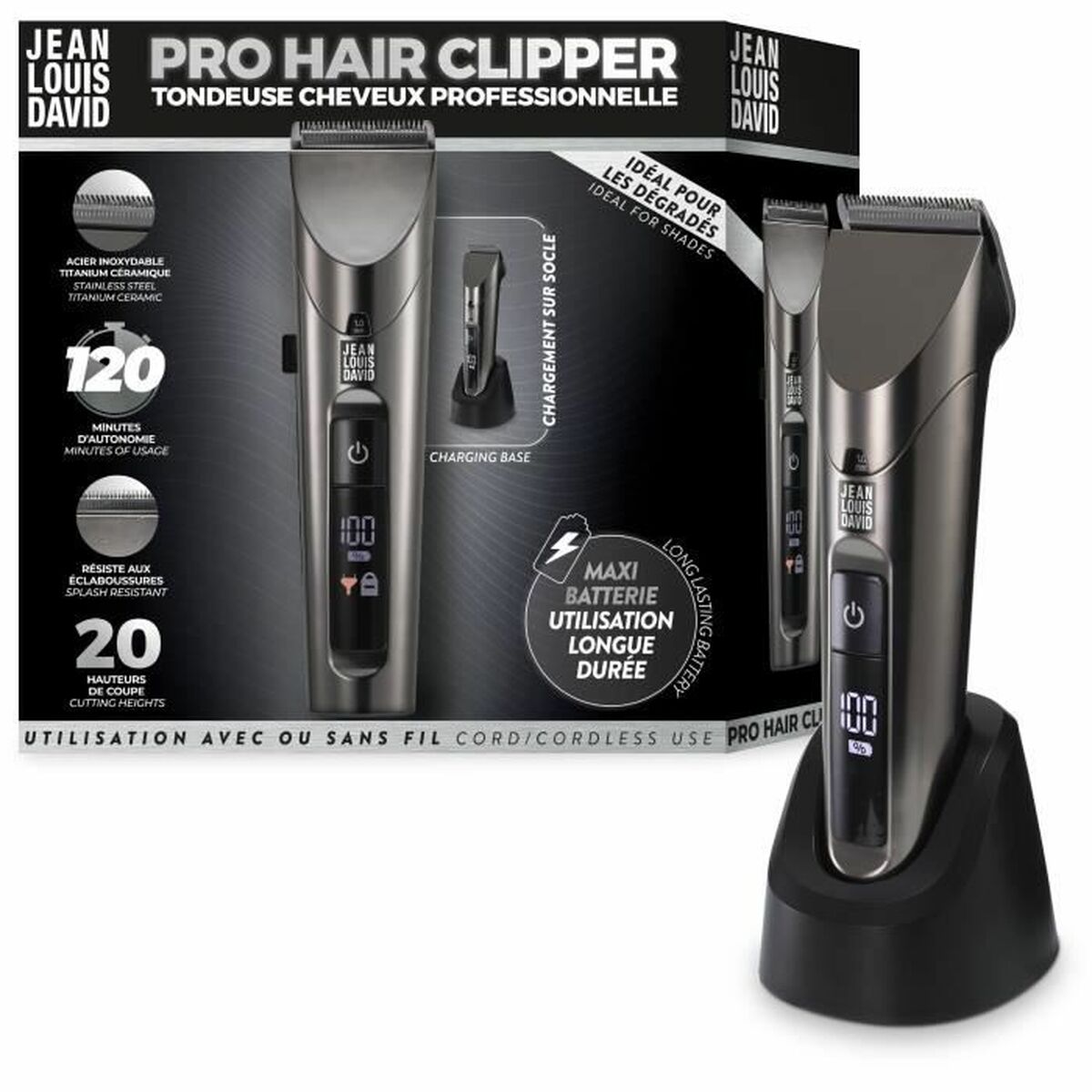 Electric Trimer Jean Louis David PRO HAIR CLIPPER JDL-2102 Electric Trimer Jean Louis David PRO HAIR CLIPPER JDL-2102