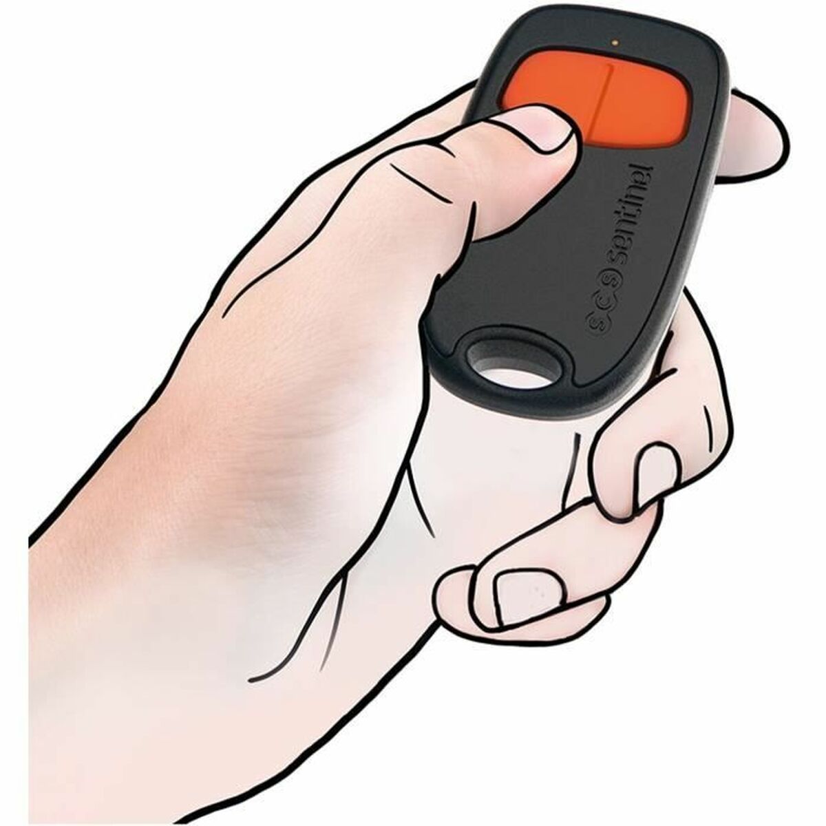 Remote control SCS SENTINEL SimplyControl 40 m Orange