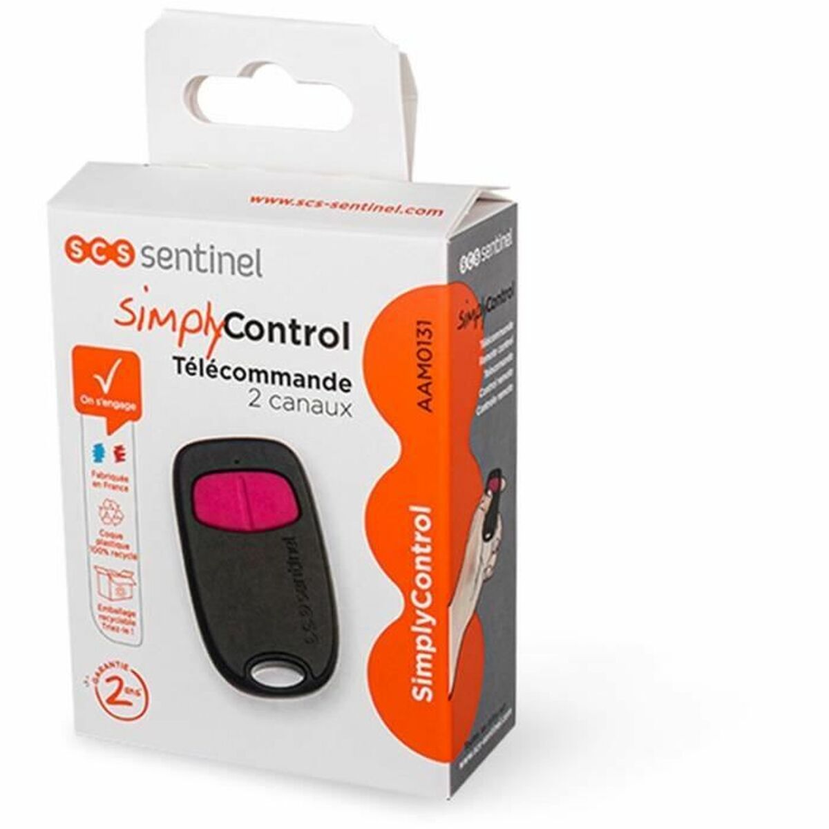 Universal Remote Control SCS SENTINEL SimplyControl Black Fuchsia 40 m