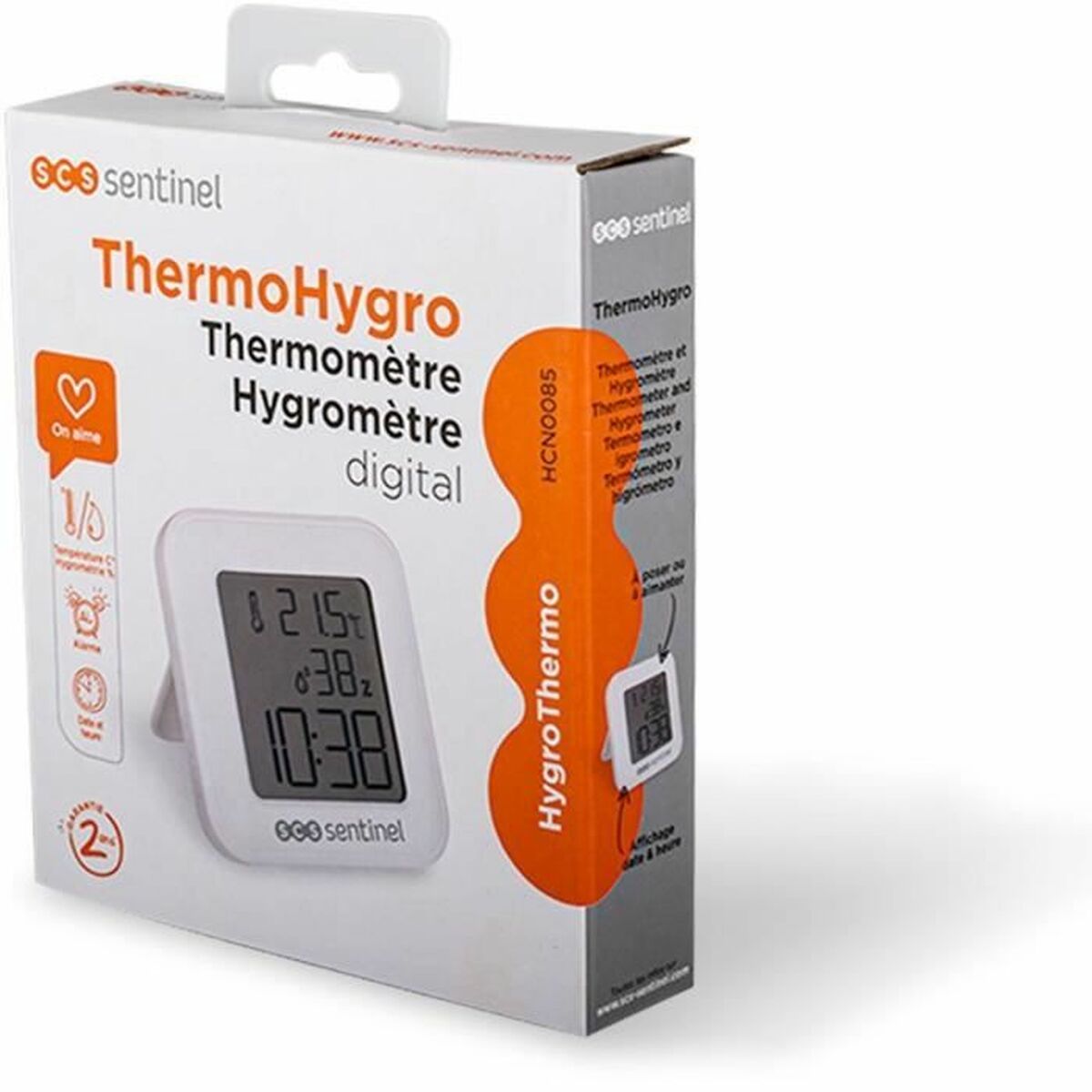 Thermo hygrometer SCS SENTINEL ThermoHygro White