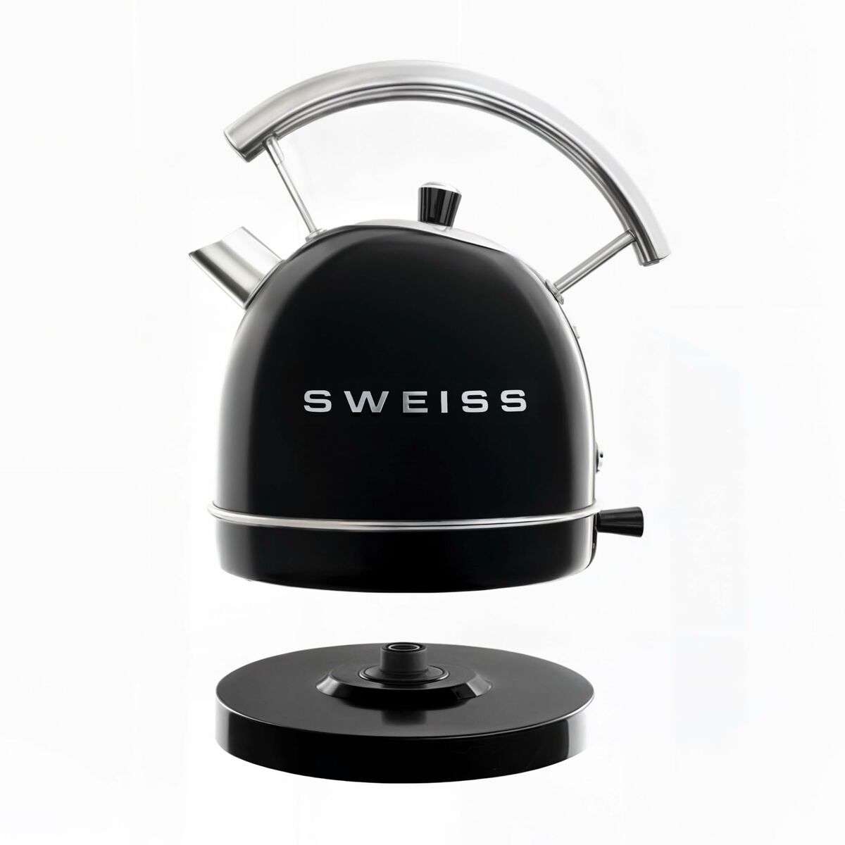 Kettle Sweiss KTL9 Black Stainless steel 2200 W 1,8 L
