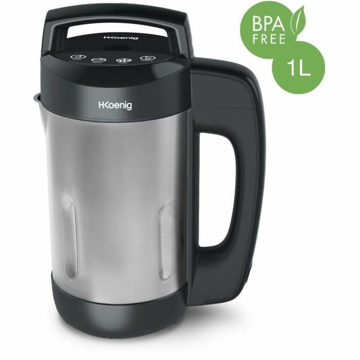 Cup Blender Hkoenig Black Grey 850 W