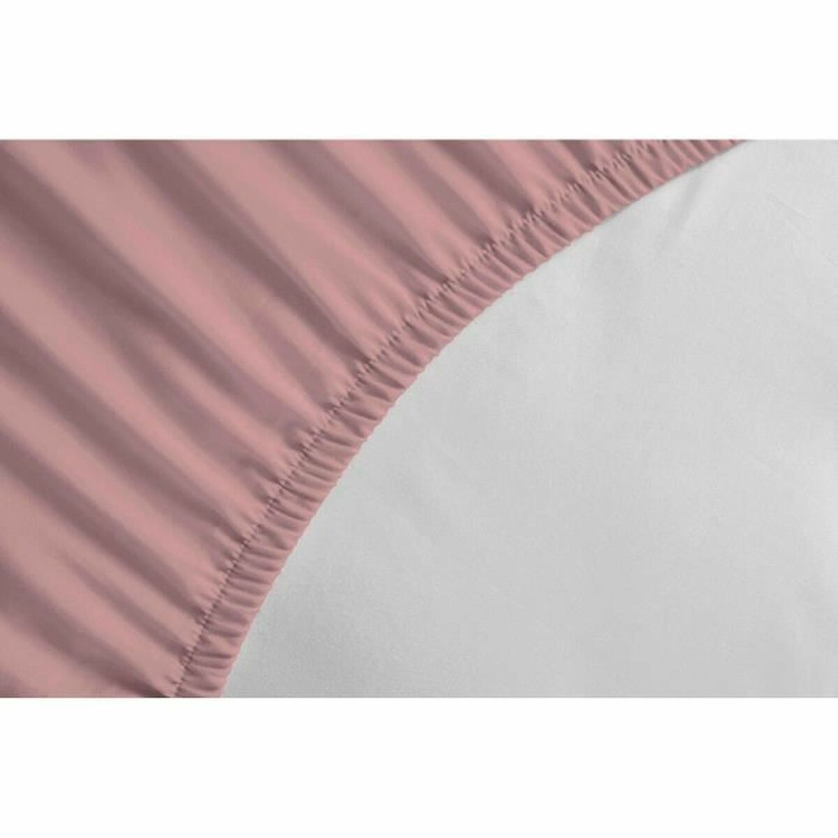 Fitted bottom sheet Lovely Home LH71624 Pink Rose 160 x 200 + 35 cm