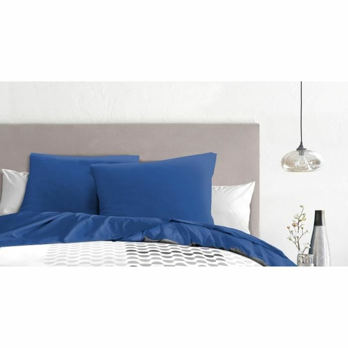 Pillowcase HOME LINGE PASSION Blue 63 x 63 cm