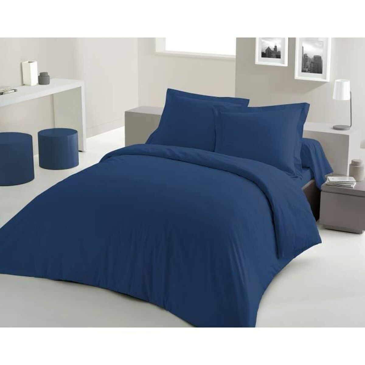 Duvet cover set Lovely Home Dark blue 240 x 260 cm