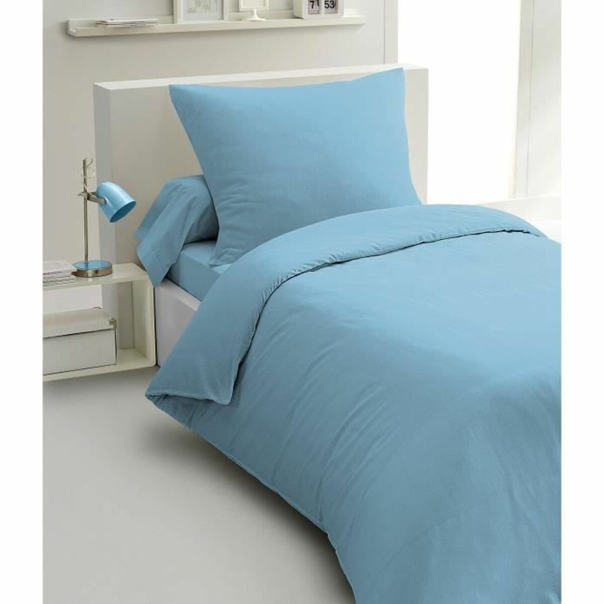Duvet cover set HOME LINGE PASSION Sky blue Double 2 Pieces