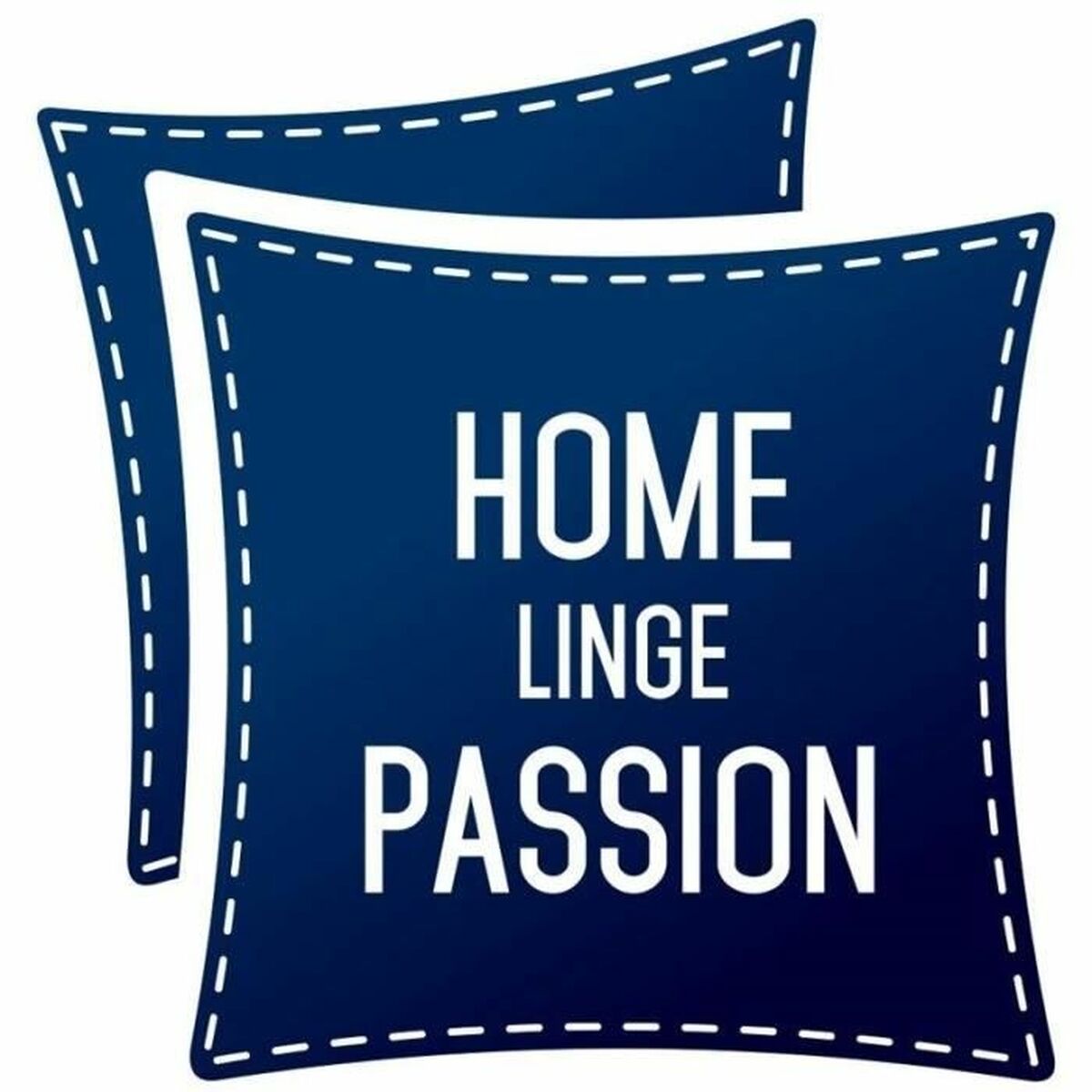 Fitted bottom sheet HOME LINGE PASSION Blue Super king 180 x 200 + 30 cm