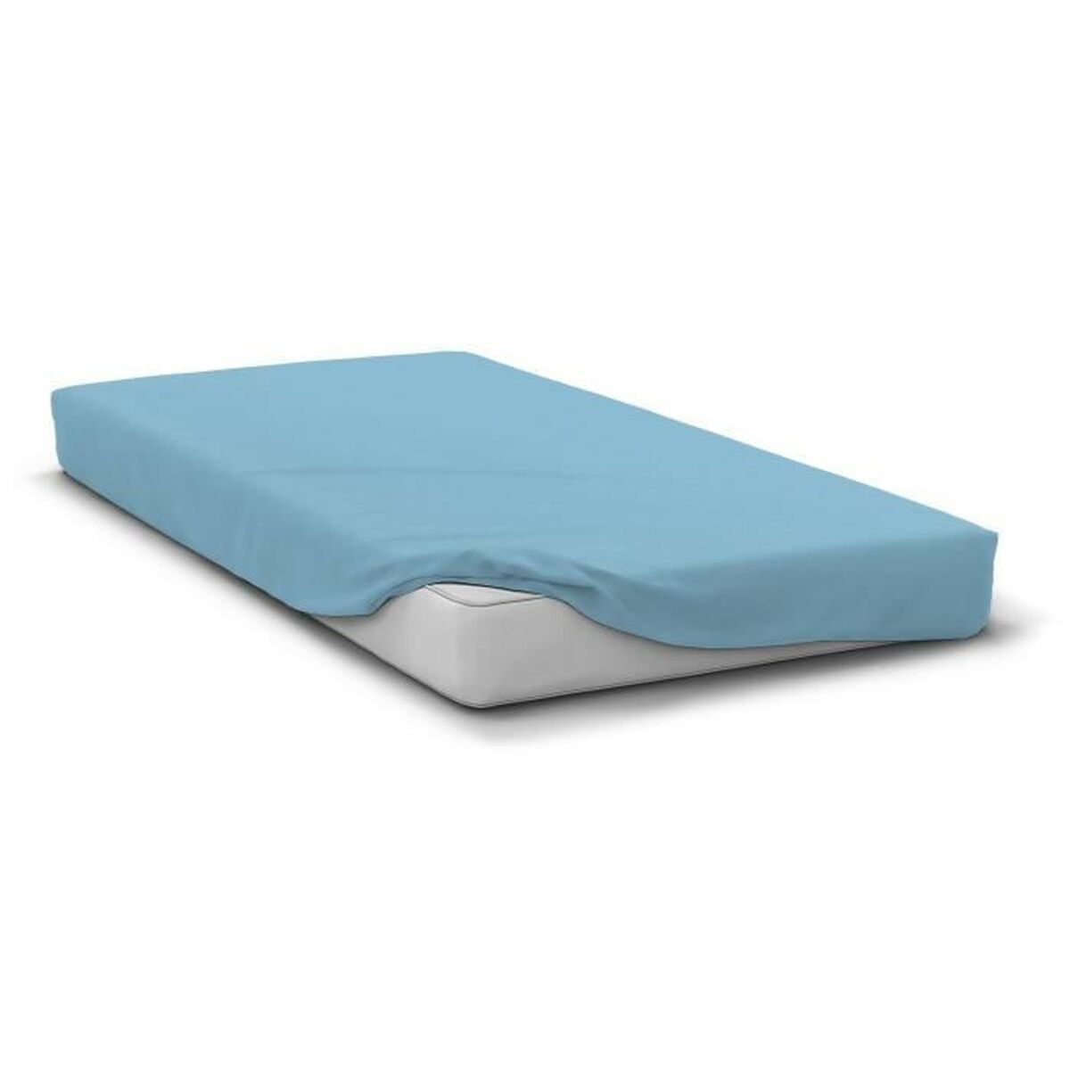 Fitted bottom sheet HOME LINGE PASSION Light Blue Double 140 x 190 + 30 cm Fitted bottom sheet HOME LINGE PASSION Light Blue Double 140 x 190 + 30 cm