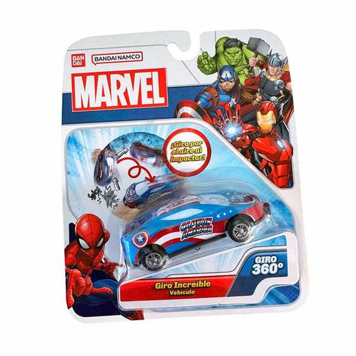 Toy car Bandai Flip Cars Marvel