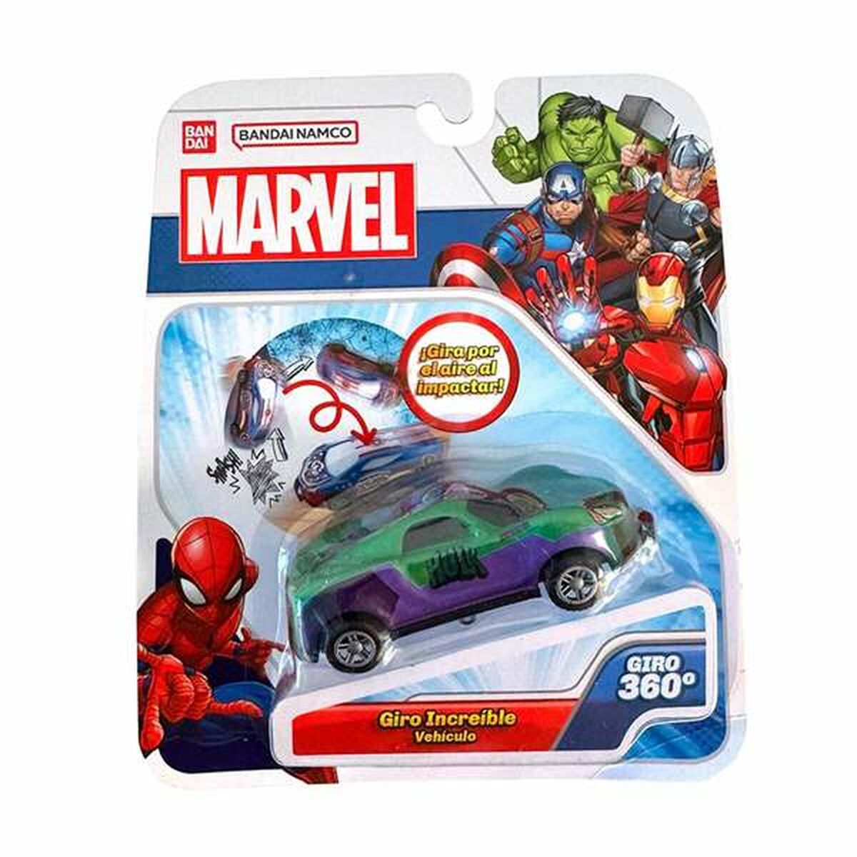 Toy car Bandai Flip Cars Marvel
