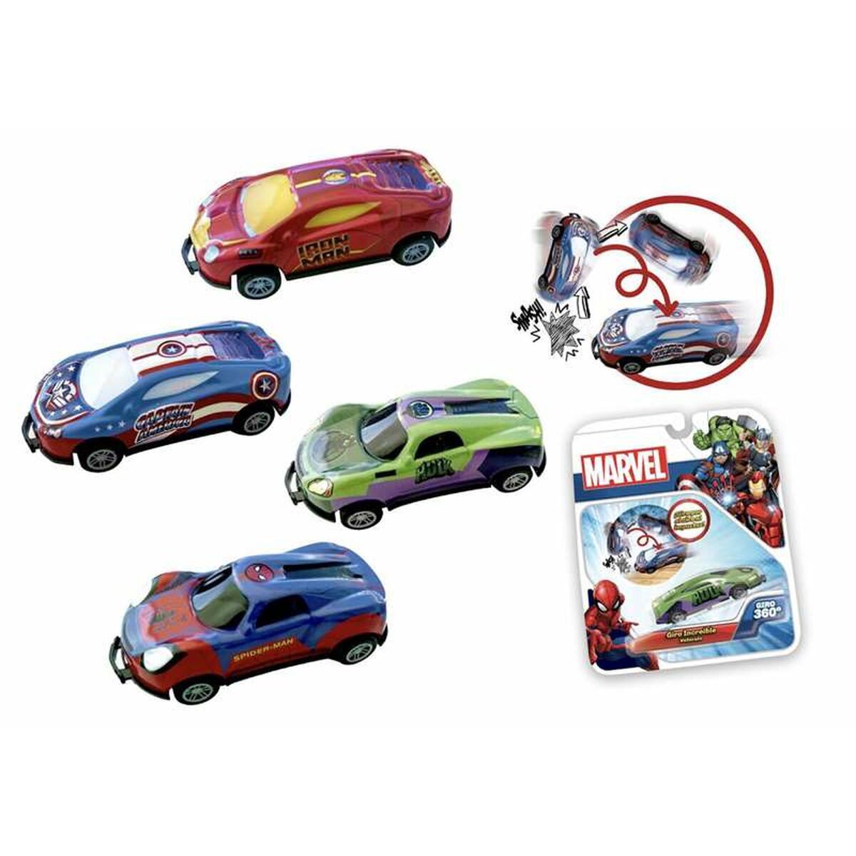 Toy car Bandai Flip Cars Marvel Toy car Bandai Flip Cars Marvel