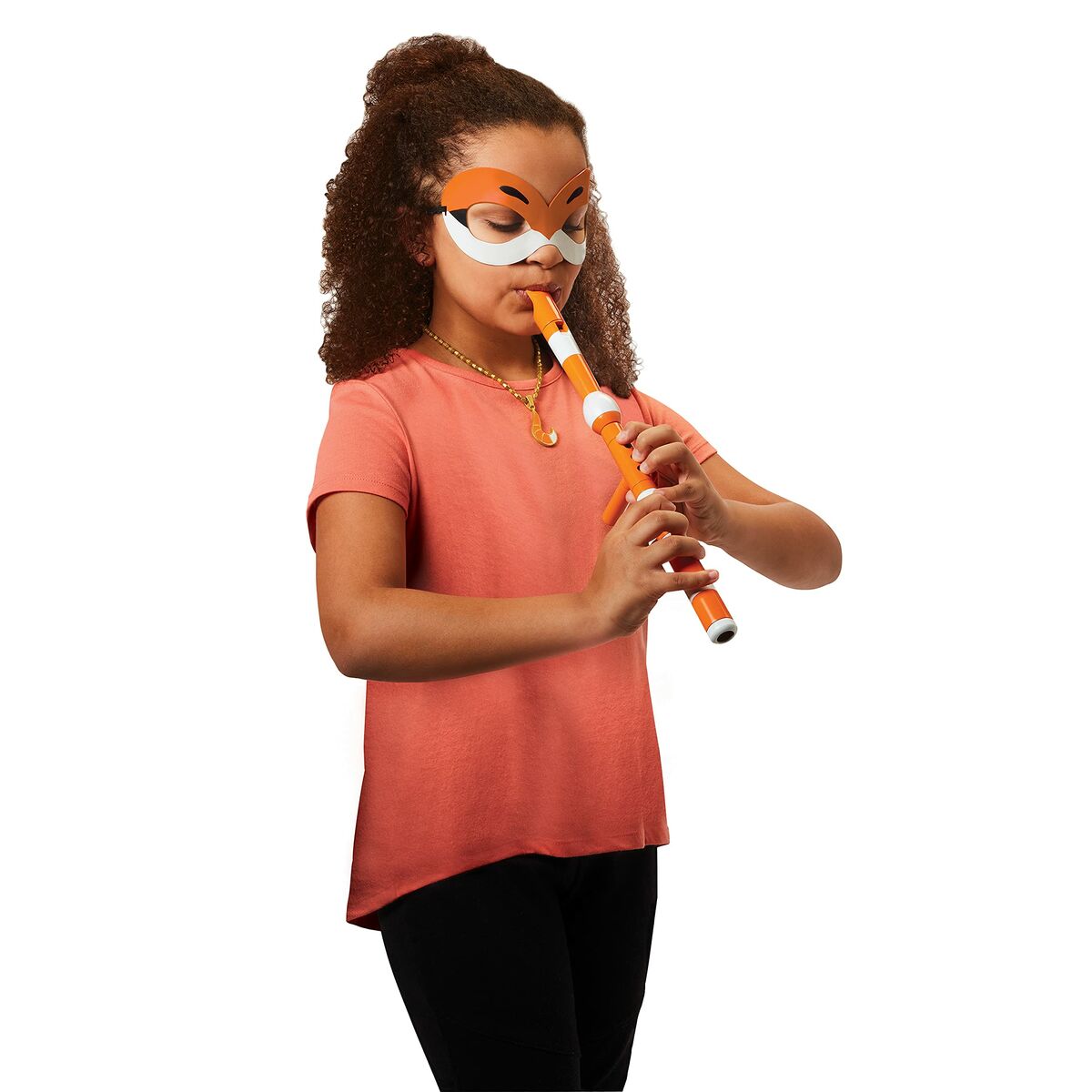 Costume for Children Miraculous: Tales of Ladybug & Cat Noir Transformation Set – Rena Rouge Orange 4 Pieces