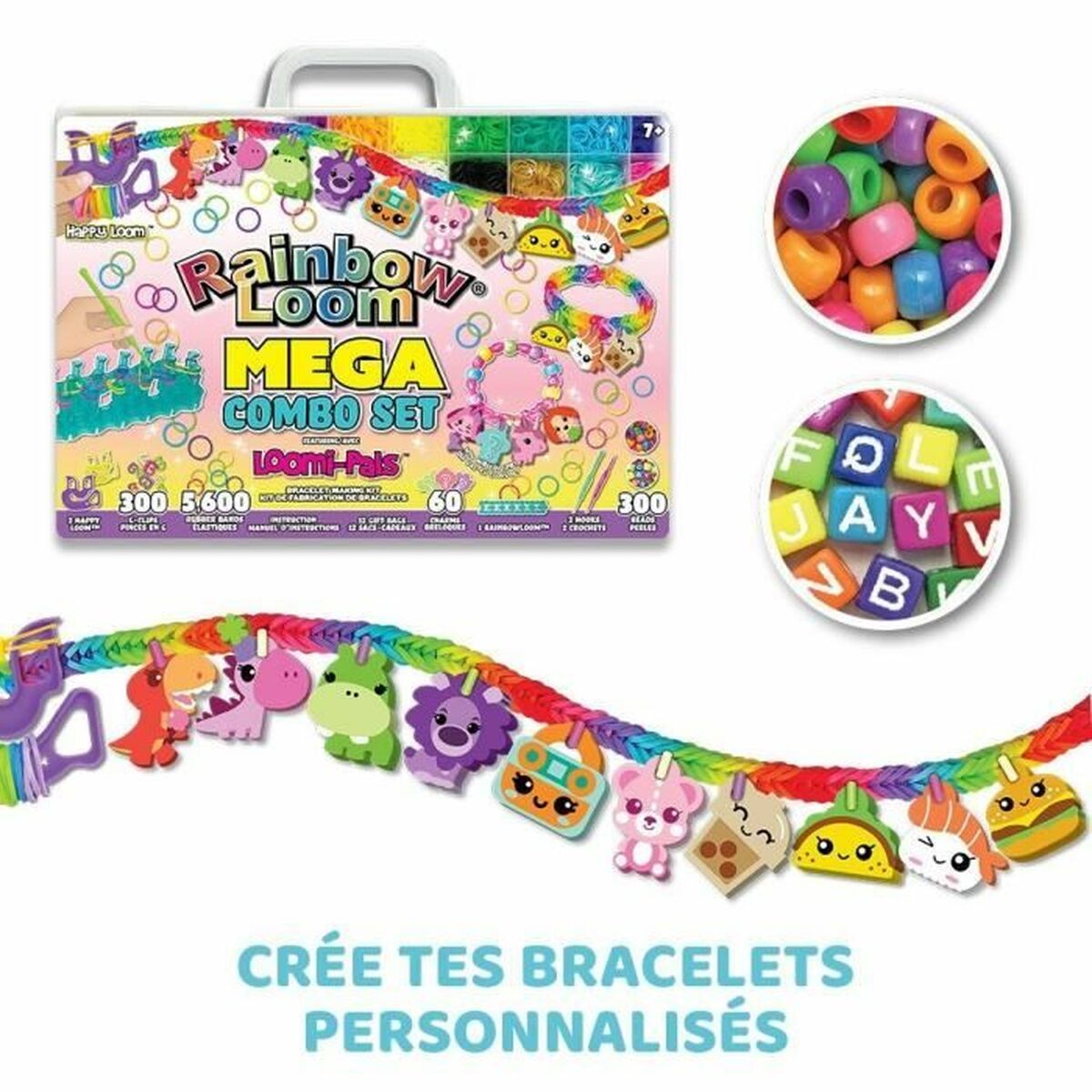 Bracelet and Necklace Making Kit Bandai Rainbow Moon Mega Combo set Plastic Bracelet and Necklace Making Kit Bandai Rainbow Moon Mega Combo set Plastic