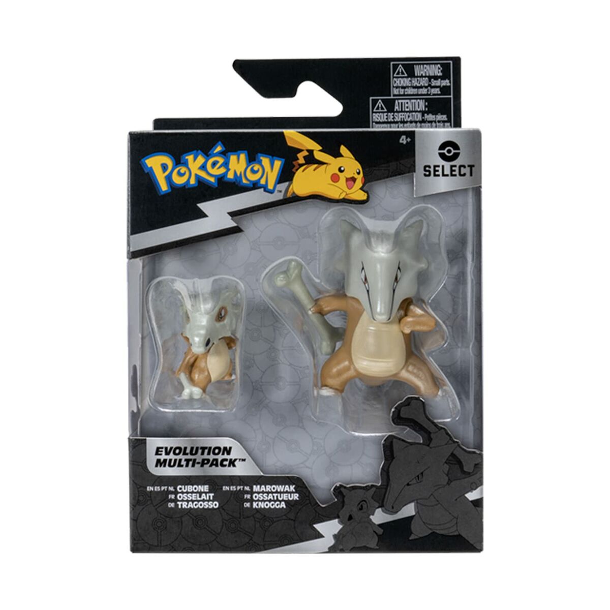 Action Figure Pokémon Evolution Pack – Cubone & Marowak