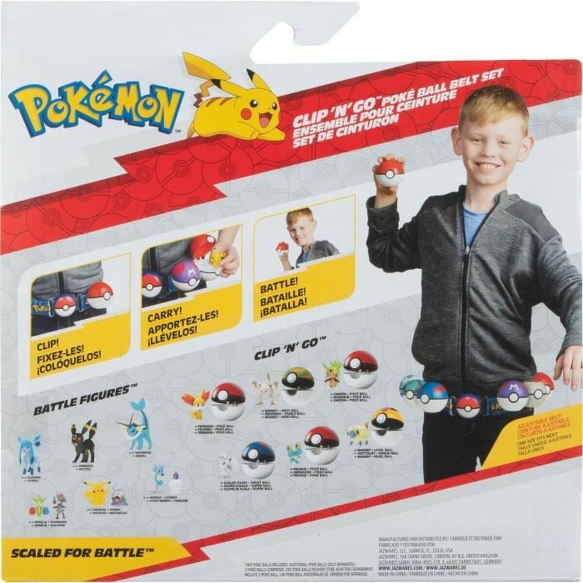 Set of Figures PokÃ©mon Clip ‘N’ Go – Squirtle 5 cm 5 Pieces