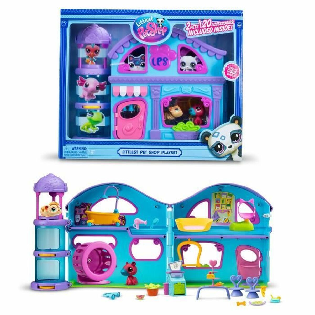 Playset Bandai The Big House Littlest Pet Shop 22 Pieces Playset Bandai The Big House Littlest Pet Shop 22 Pieces