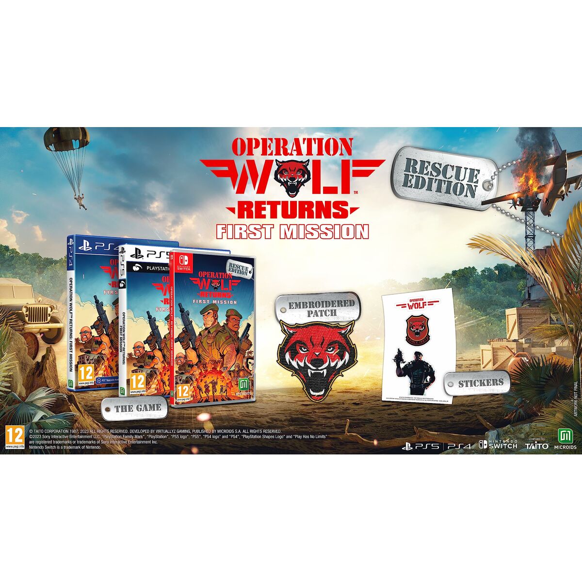 Video game for Switch Microids Operation Wolf Returns: First Mission – Rescue Edition