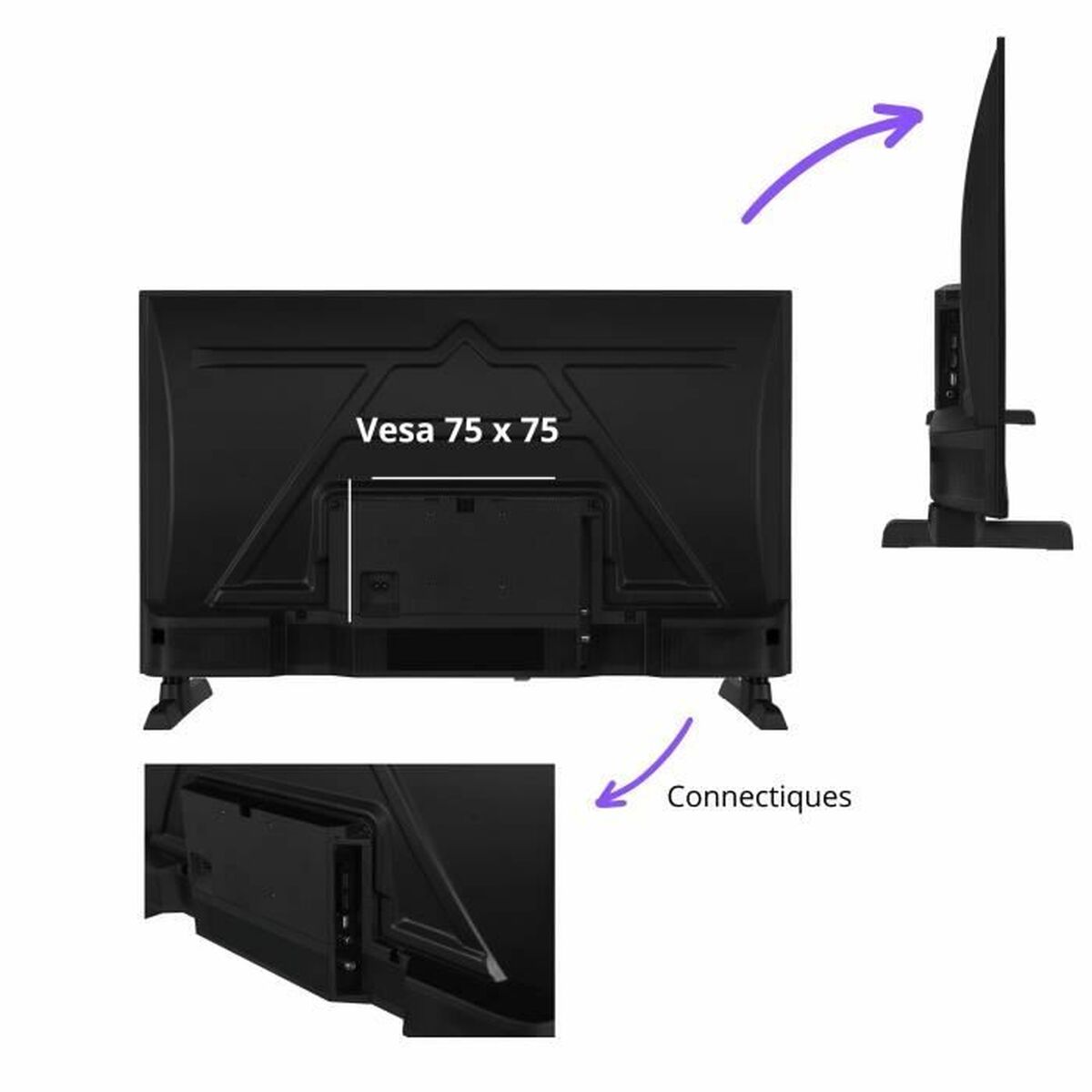 Smart TV Continental Edison 32″ HD