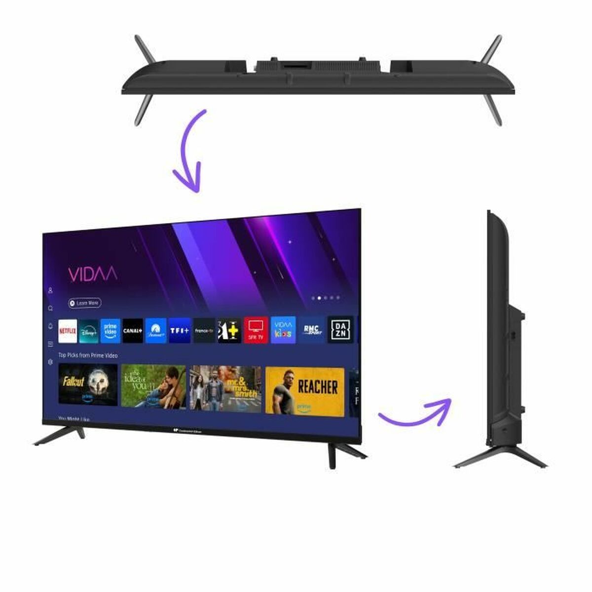 Smart TV Continental Edison CELED40SVFHD25B6 Full HD 40″ LED HDR10 HD FullArray
