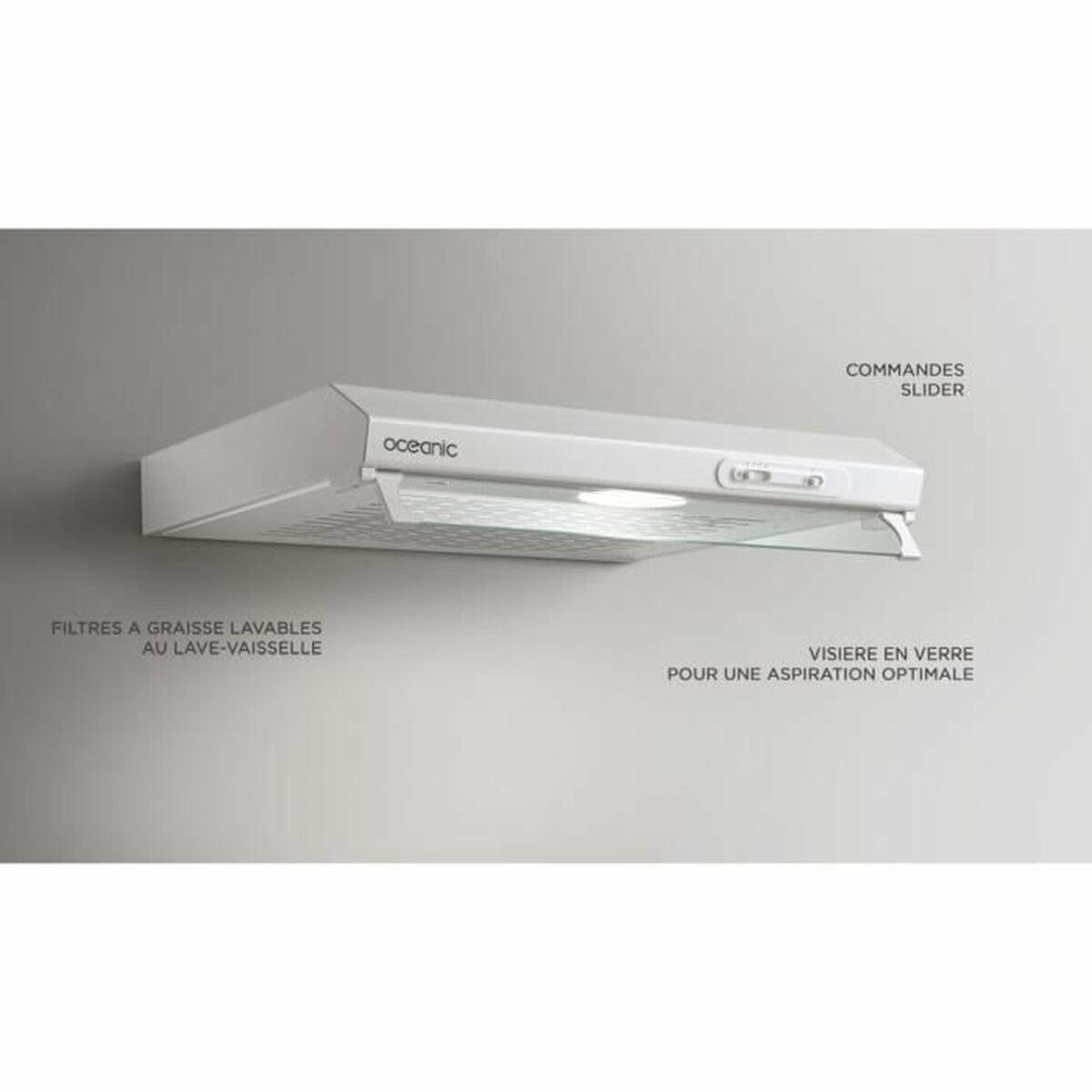 Conventional Hood Oceanic OCEAHT205W White 205 m3/h