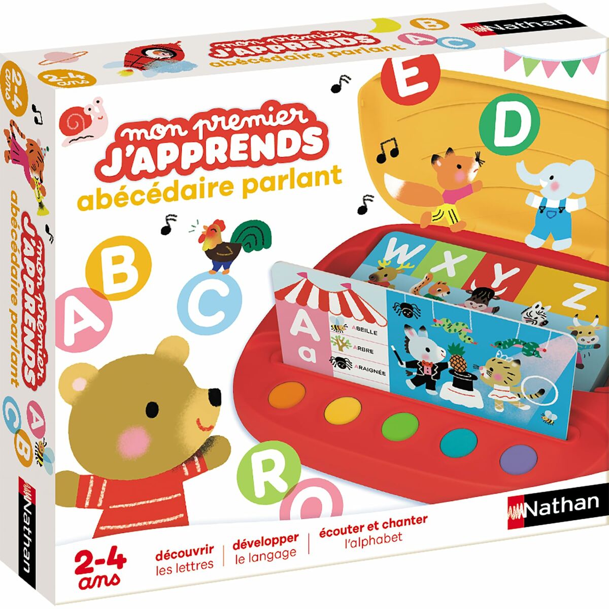 Board game Nathan Mon premier j’apprends abecedair