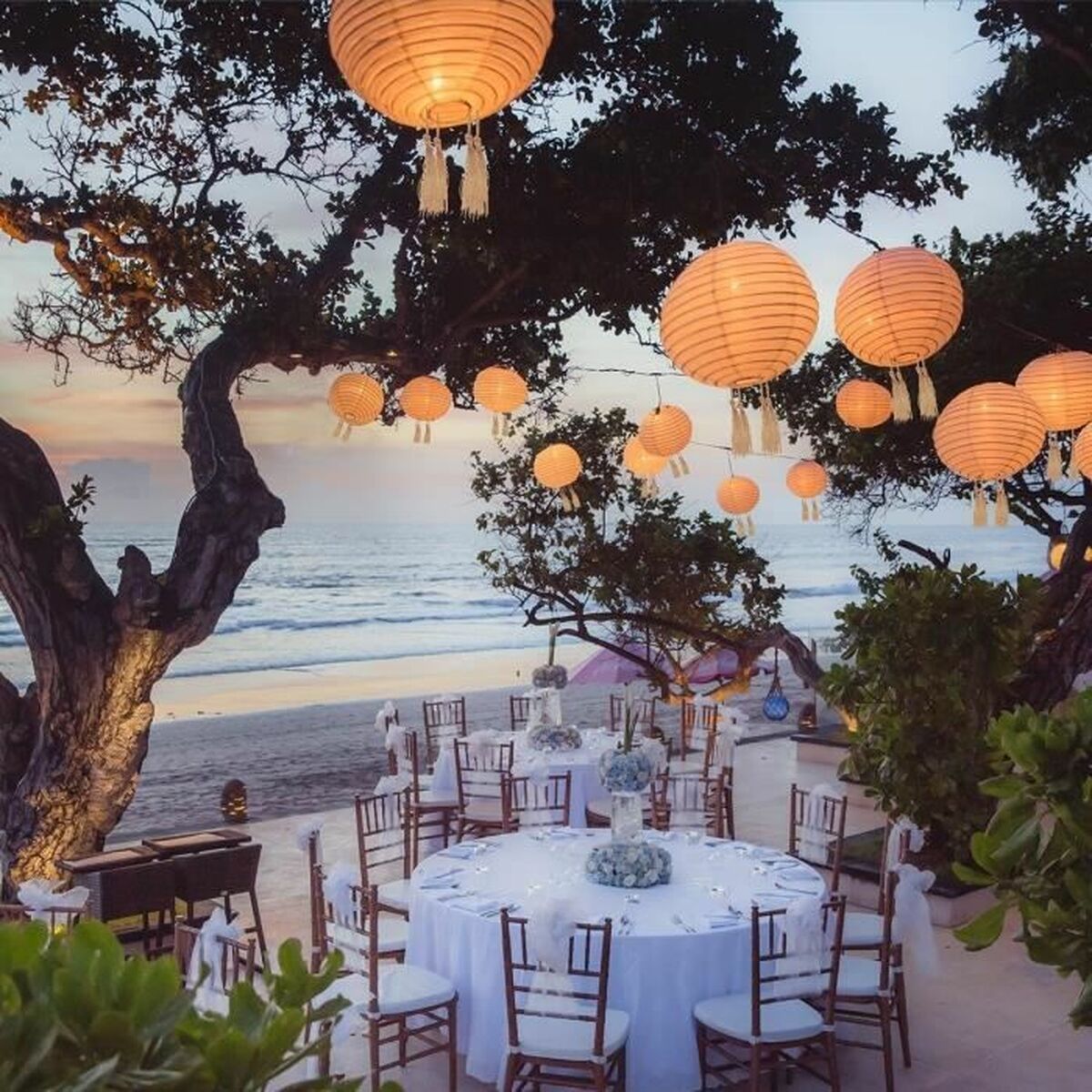 Lantern set Lumisky HIMALAYA Beige  30 cm 3 Pieces