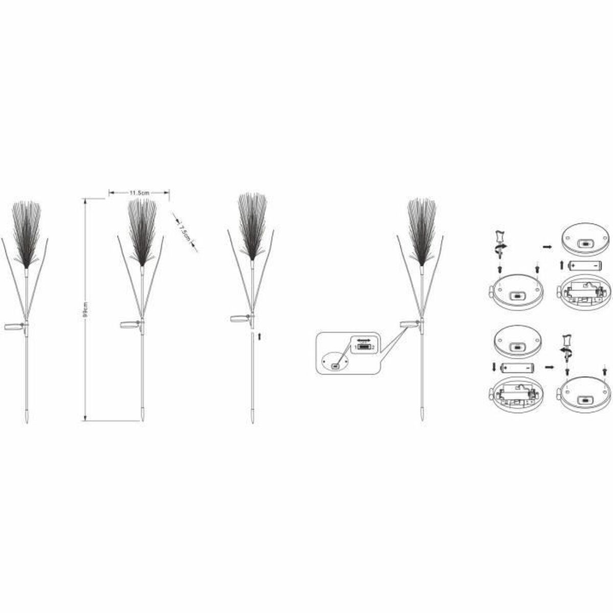 Solar lamp Galix G4515