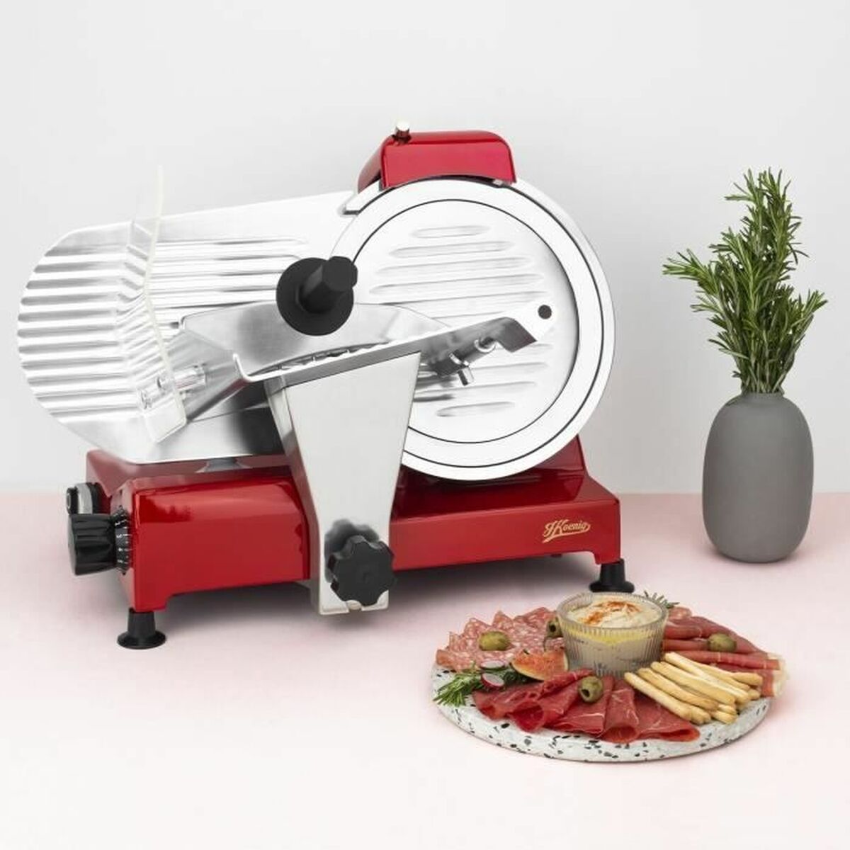 Meat Slicer Hkoenig Red