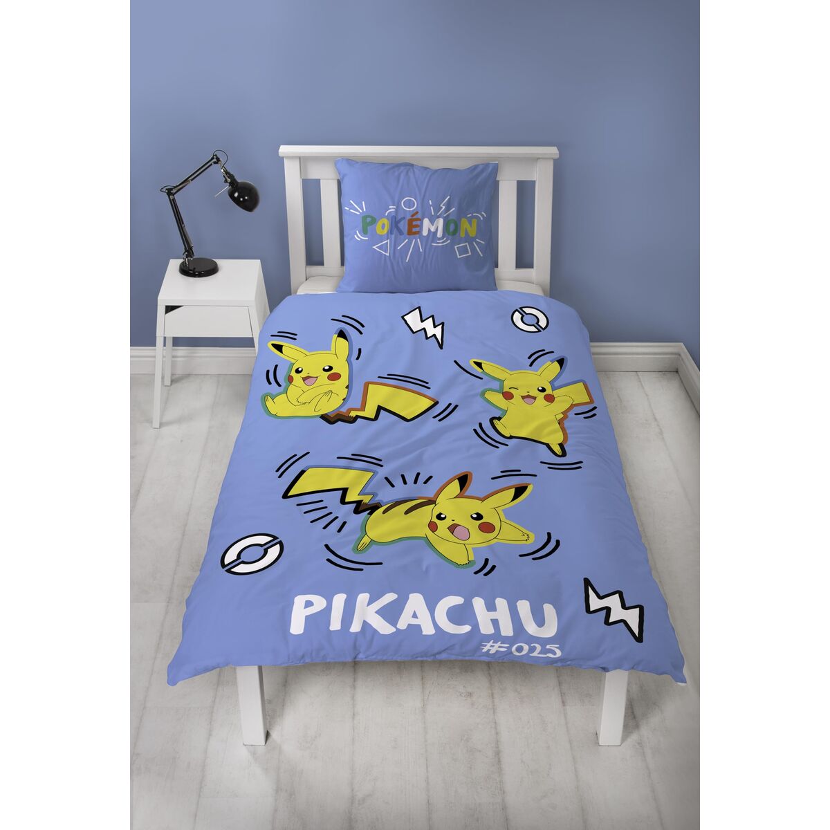 Duvet cover set Pokmon Blue 2 Pieces