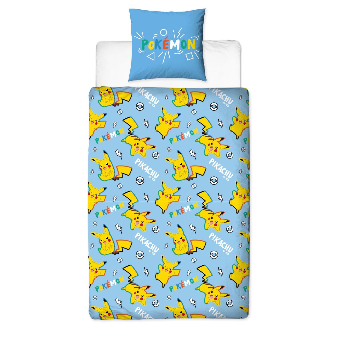 Duvet cover set Pokmon Blue 2 Pieces