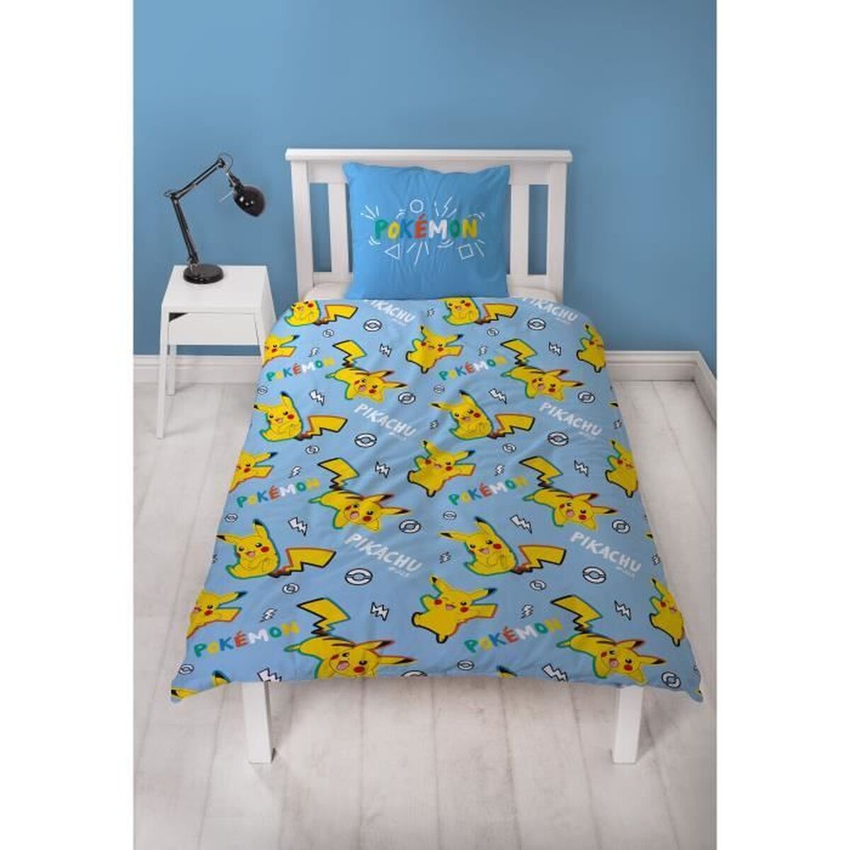 Duvet cover set Pokmon Blue 2 Pieces