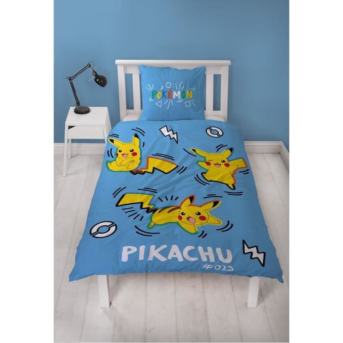 Duvet cover set Pokmon Blue 2 Pieces