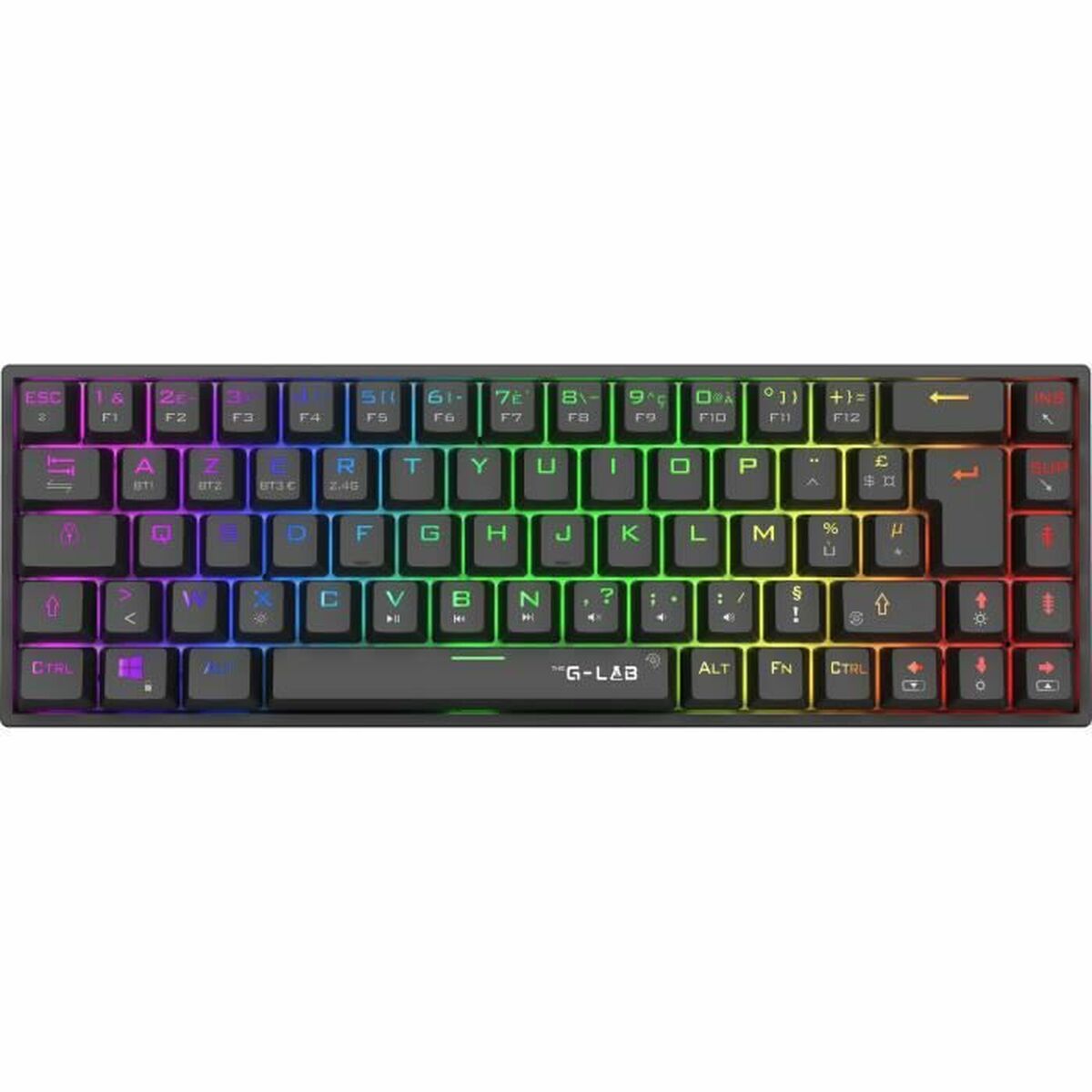 Gaming Keyboard The G-Lab KEYZ TITAN Black AZERTY Gaming Keyboard The G-Lab KEYZ TITAN Black AZERTY