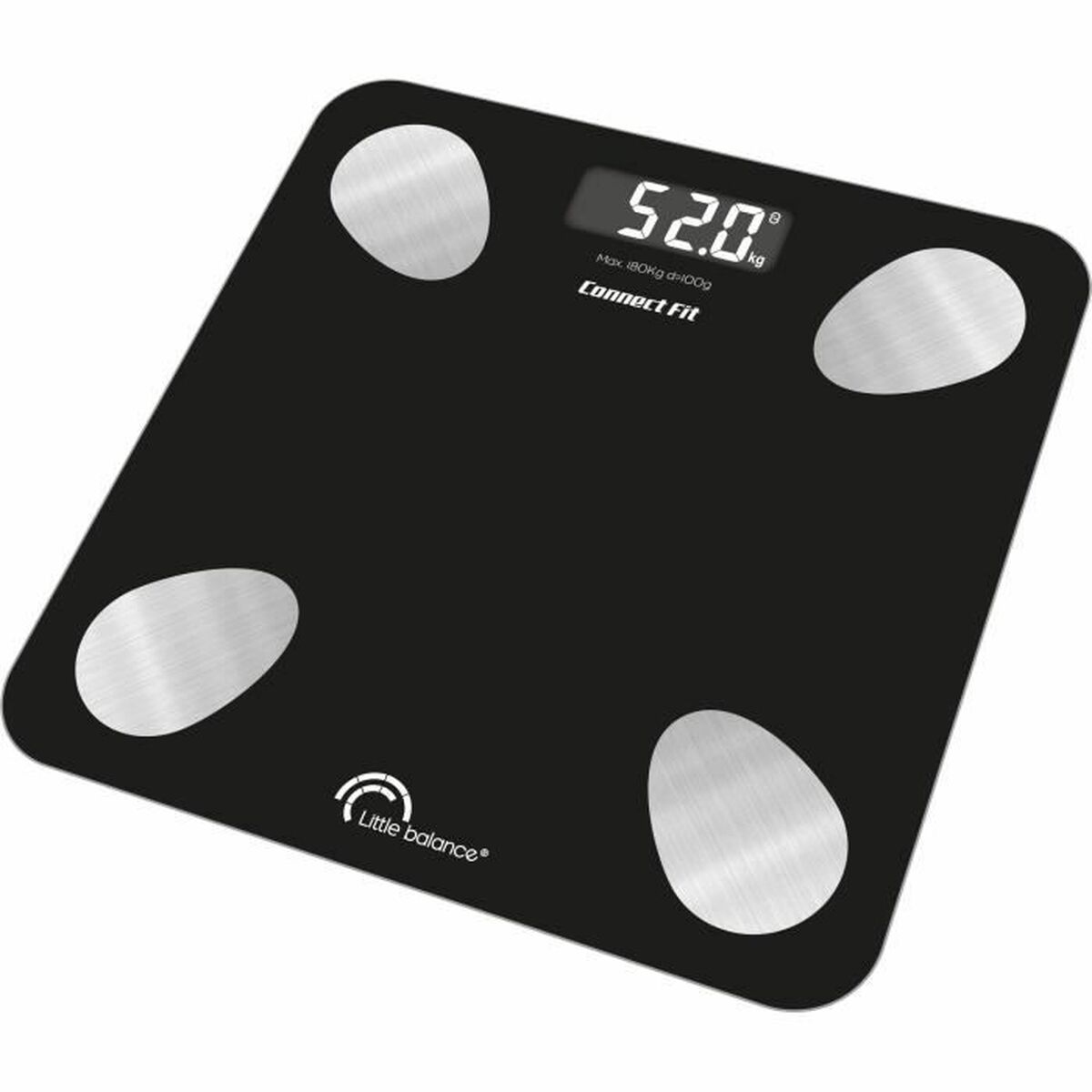 Digital Bathroom Scales Little Balance 8685 Black 180 kg Digital Bathroom Scales Little Balance 8685 Black 180 kg