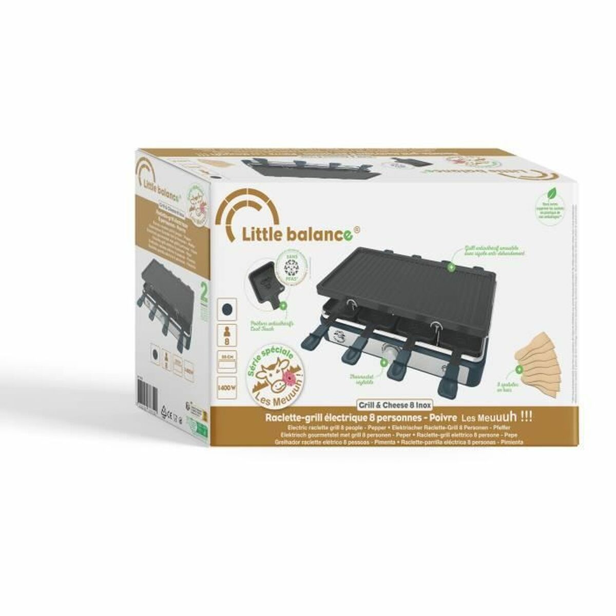Grill hotplate Little Balance Maxi Grill & Cheese