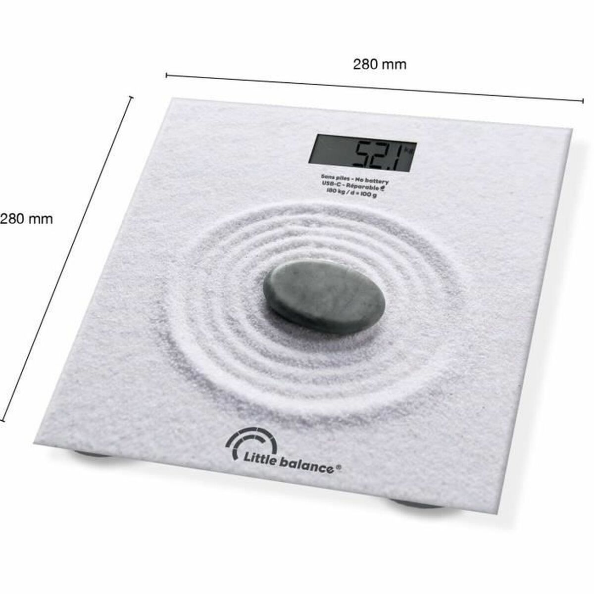 Digital Bathroom Scales Little Balance Zen