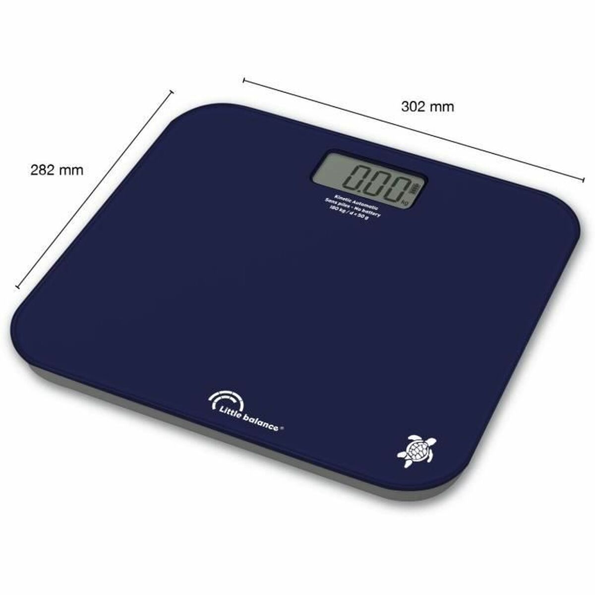 Digital Bathroom Scales Little Balance Kinetic Auto Blue