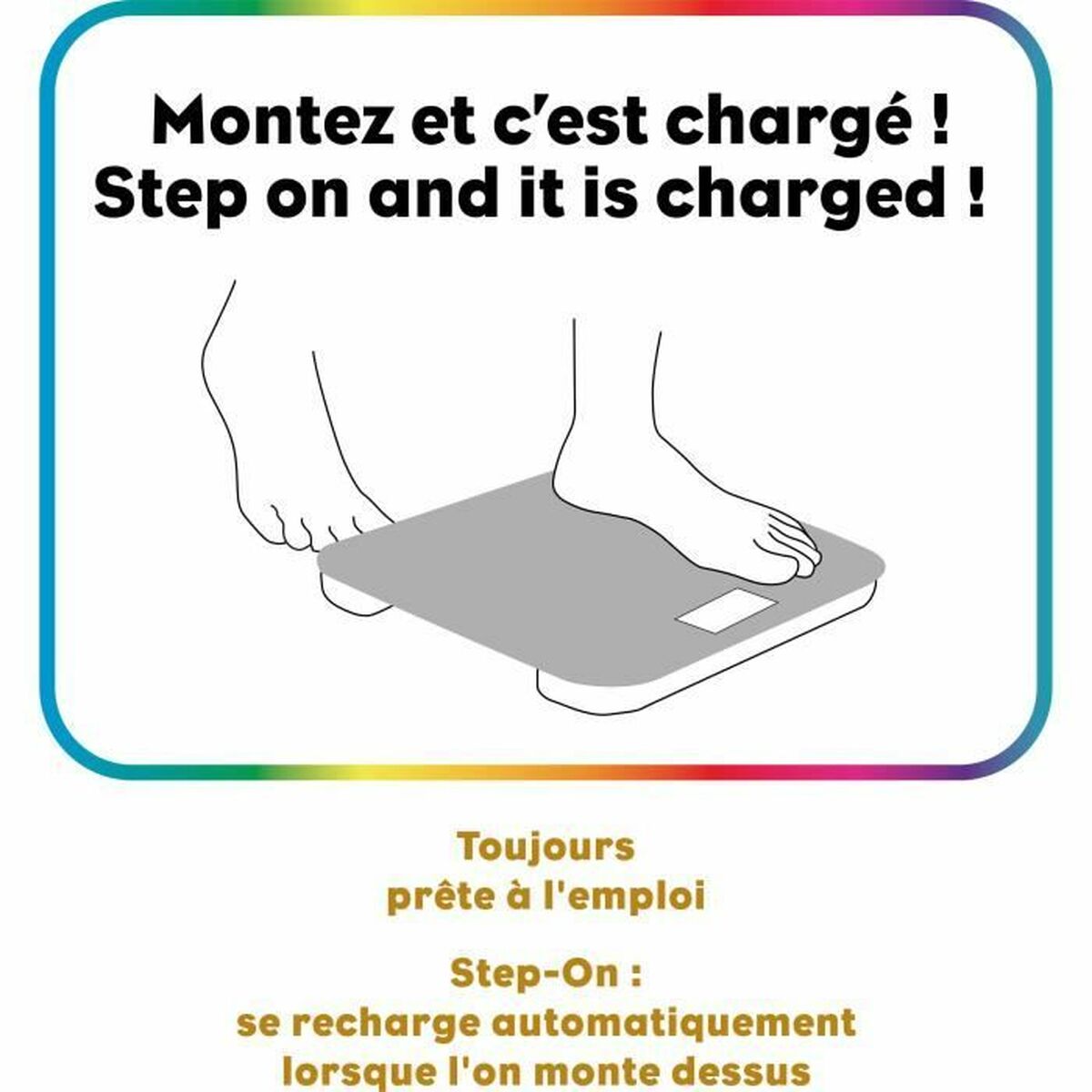 Digital Bathroom Scales Little Balance Automtica Kinetic Bamboo