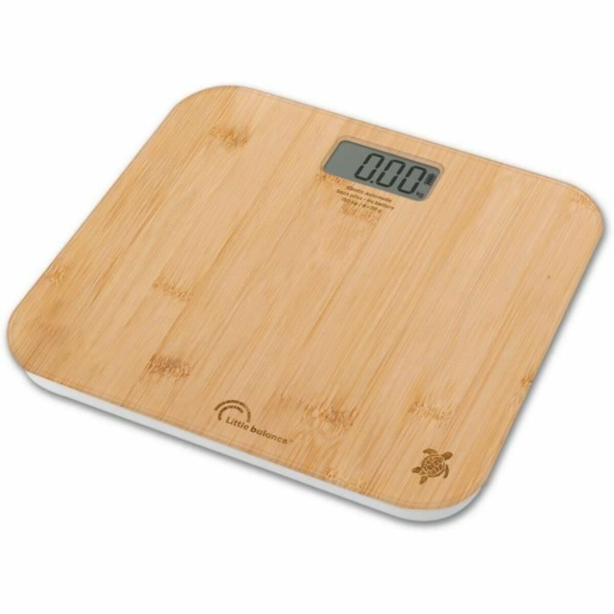 Digital Bathroom Scales Little Balance Automtica Kinetic Bamboo