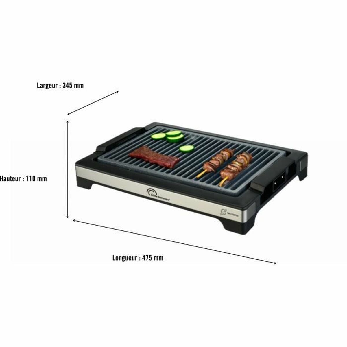 Barbecue Portable Little Balance Easy Nopifas Metal Plastic