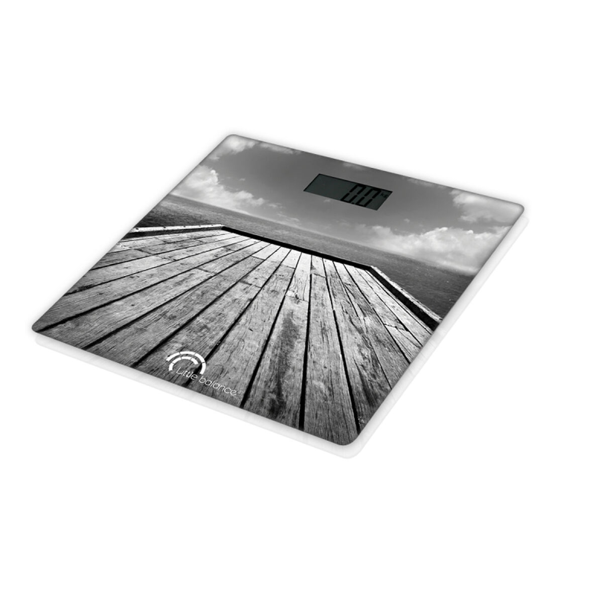 Digital Bathroom Scales Little Balance Pontoon Brown Multicolour 180 kg 30 x 30 cm Digital Bathroom Scales Little Balance Pontoon Brown Multicolour 180 kg 30 x 30 cm