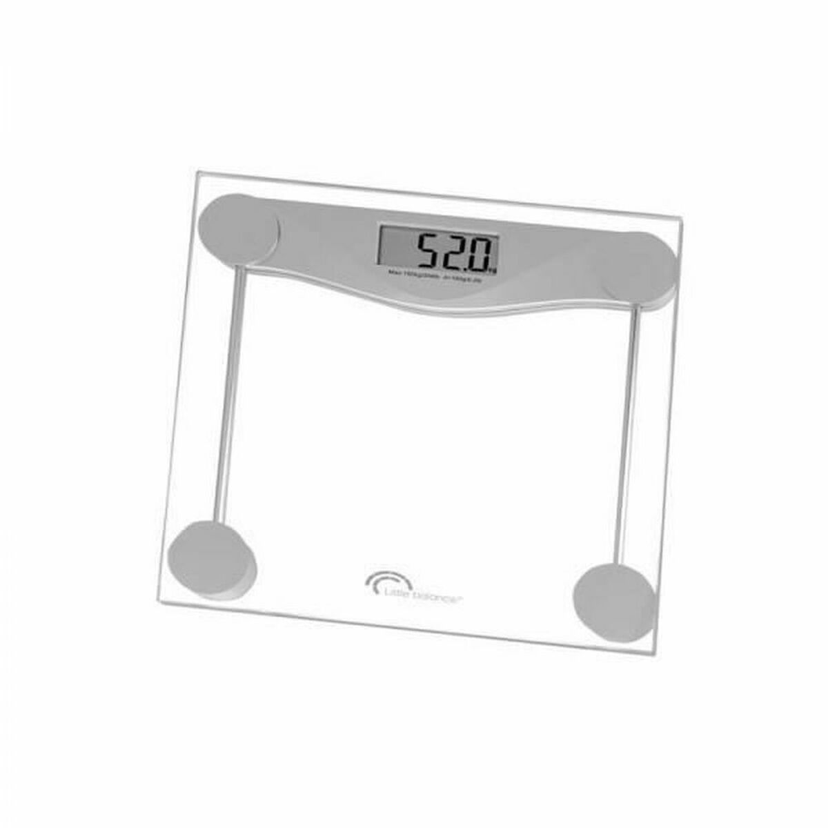 Digital Bathroom Scales Little Balance SB2 Transparent Tempered Glass 160 kg Digital Bathroom Scales Little Balance SB2 Transparent Tempered Glass 160 kg