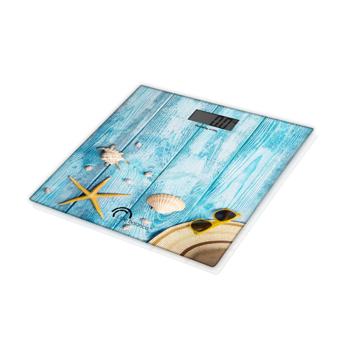 Digital Bathroom Scales Little Balance Coquillages 180 kg Digital Bathroom Scales Little Balance Coquillages 180 kg