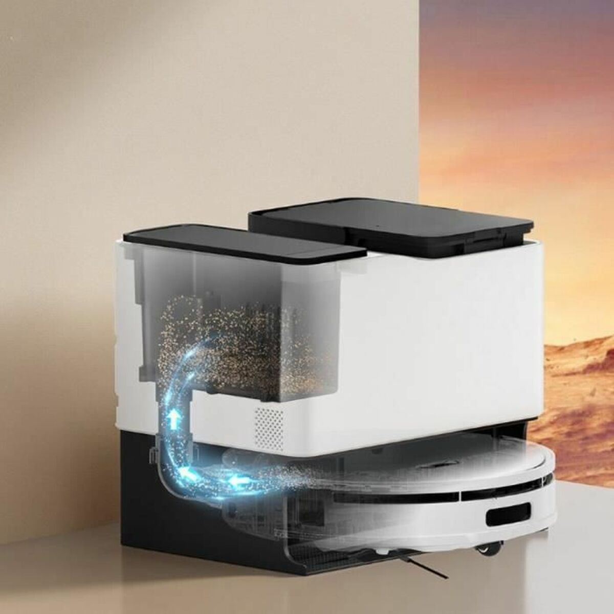 Robot Vacuum Cleaner EZIclean All In One Z15 Pro 5200 mAh