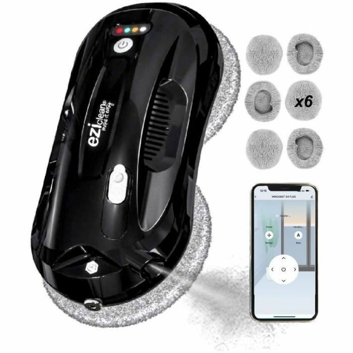 Glass Cleaning Smart Robot EZIclean Windobot S4 Plus 72 W Glass Cleaning Smart Robot EZIclean Windobot S4 Plus 72 W