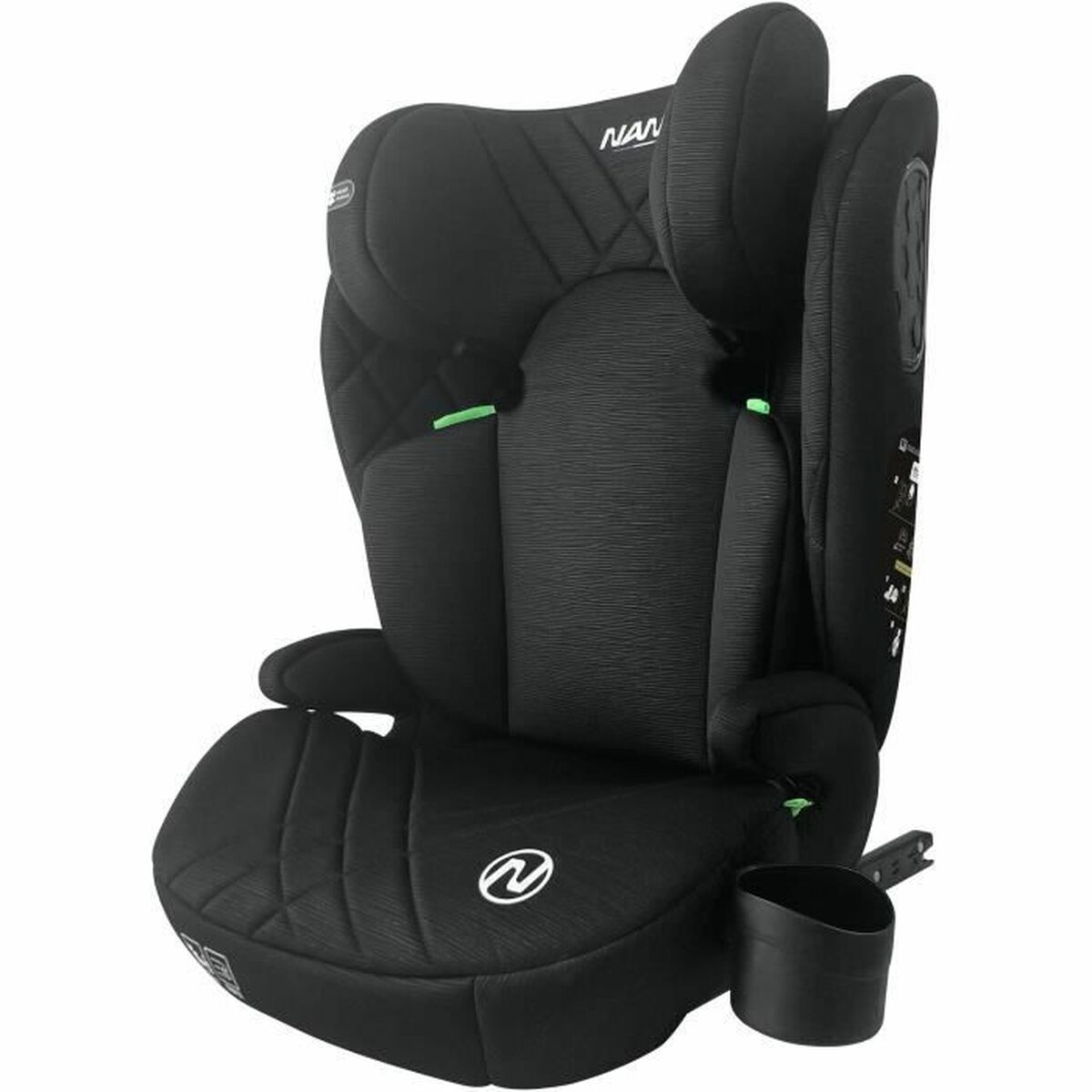 Car Chair Nania Black ECE R129/04