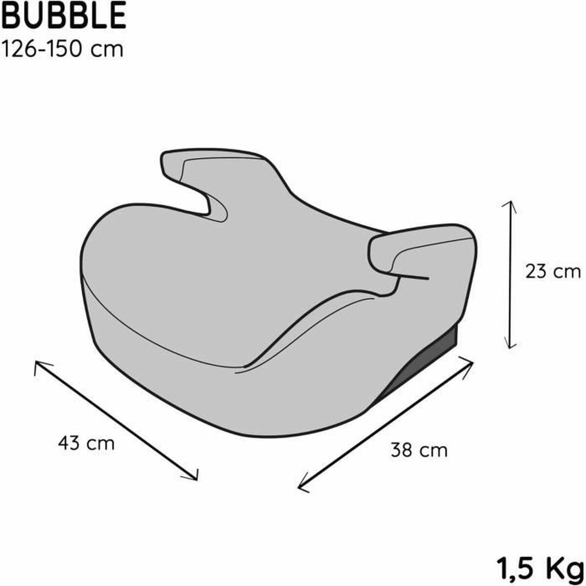 Car Chair Nania Black III (22 – 36 kg) ECE R129