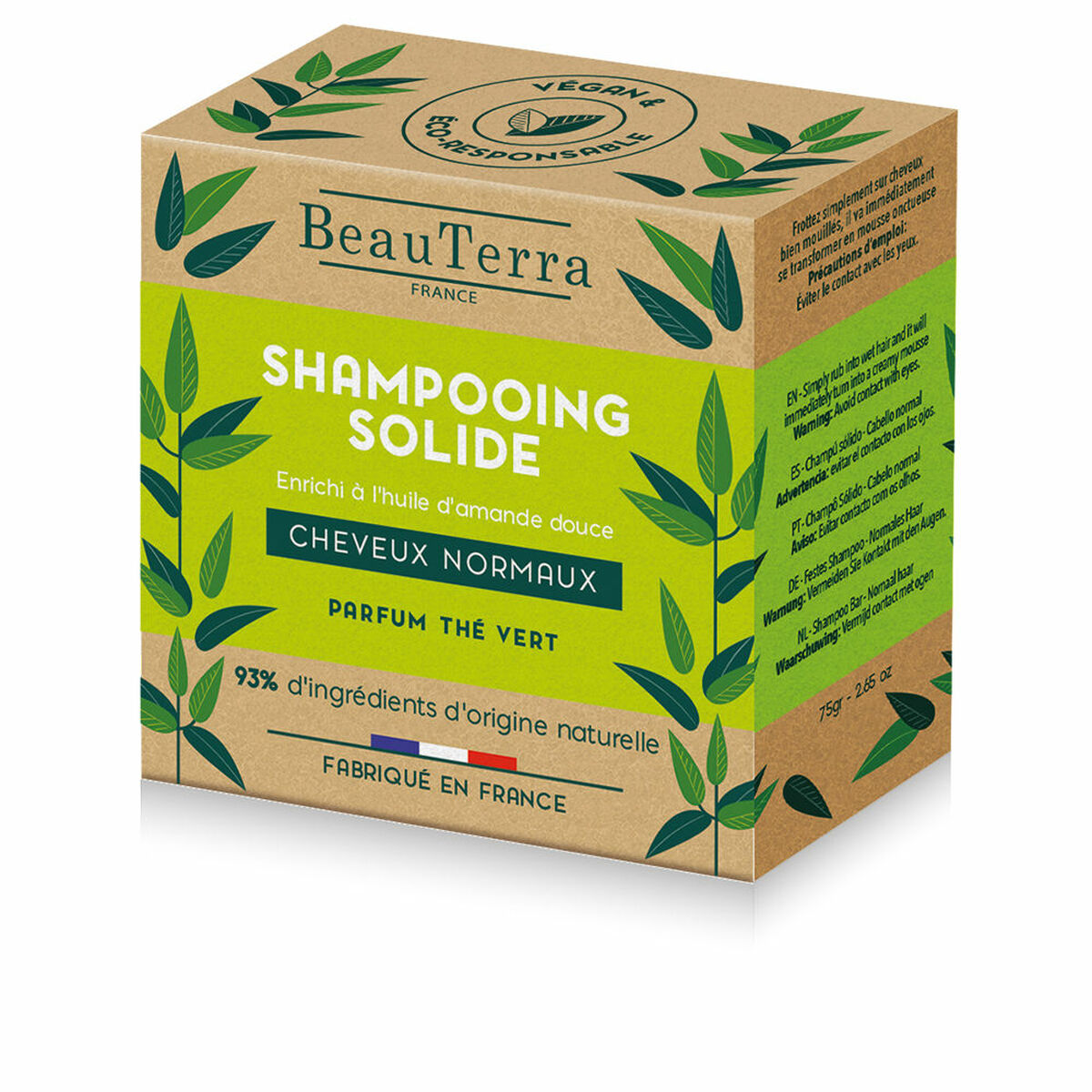 Shampoo Bar Beauterra Green Tea 75 g Shampoo Bar Beauterra Green Tea 75 g